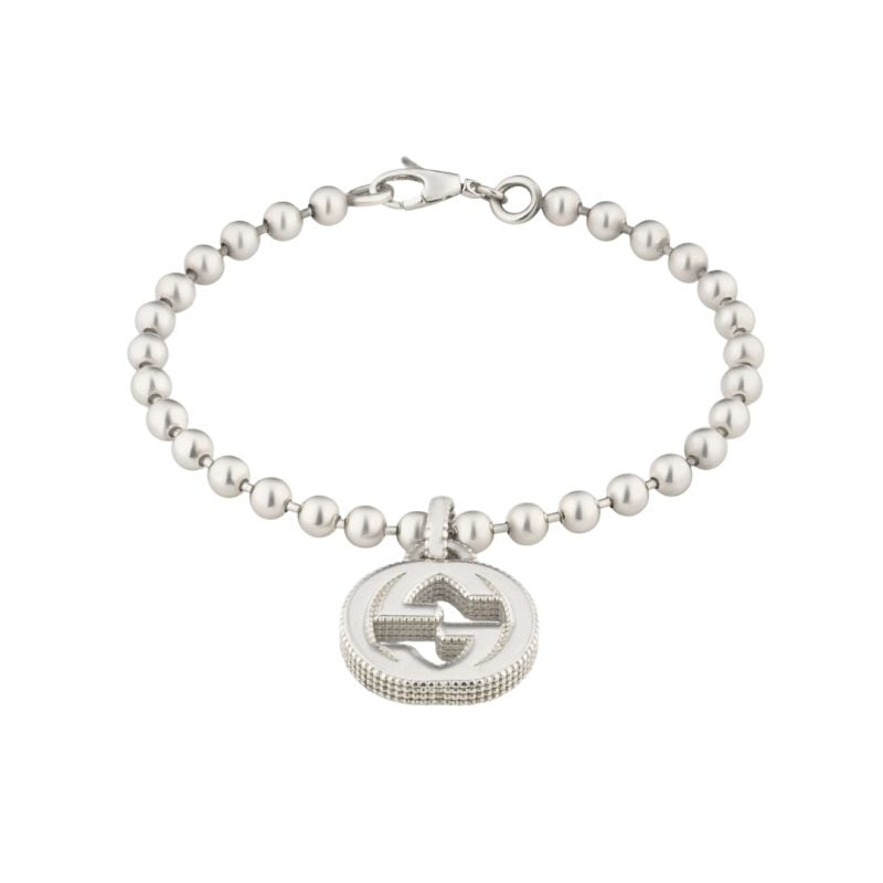 479226 J8400 8106 BRACCIALE GUCCI INTERLOCKING BRACELET SCONTO DISCOUNT