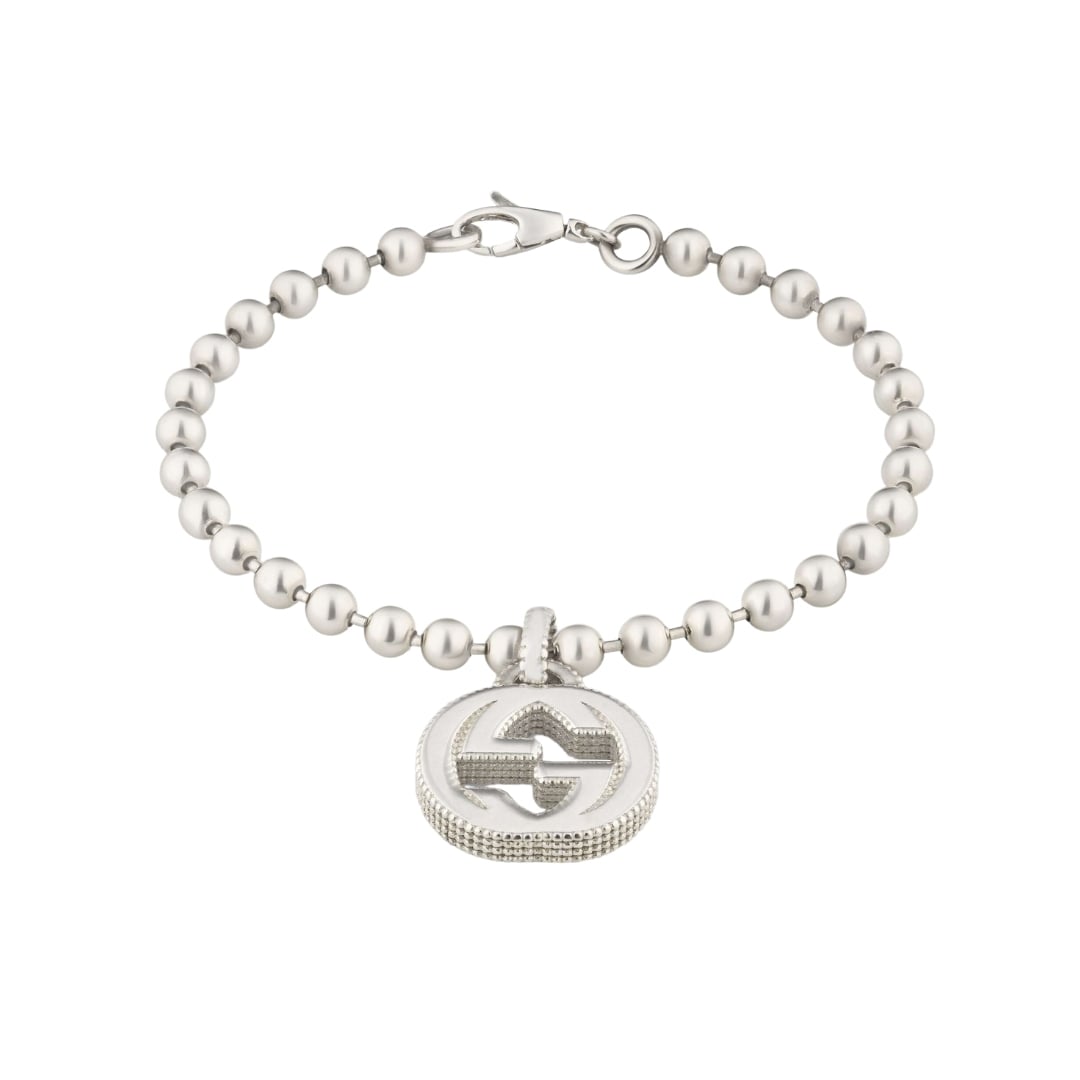 479226 J8400 8106 BRACCIALE GUCCI INTERLOCKING BRACELET SCONTO DISCOUNT