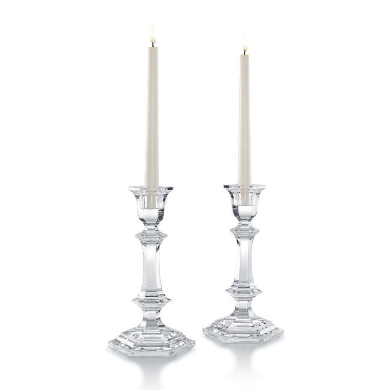 coppia candelabri Harcourt BACCARAT CANDLEHOLDER SCONTO DISCOUNT