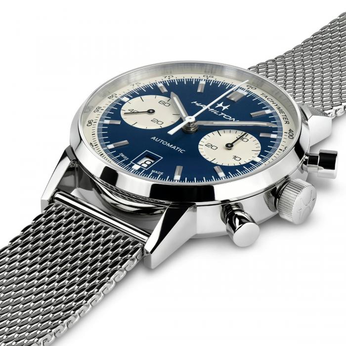 orologio hamilton american classic intra matic blu watch sconto discount a