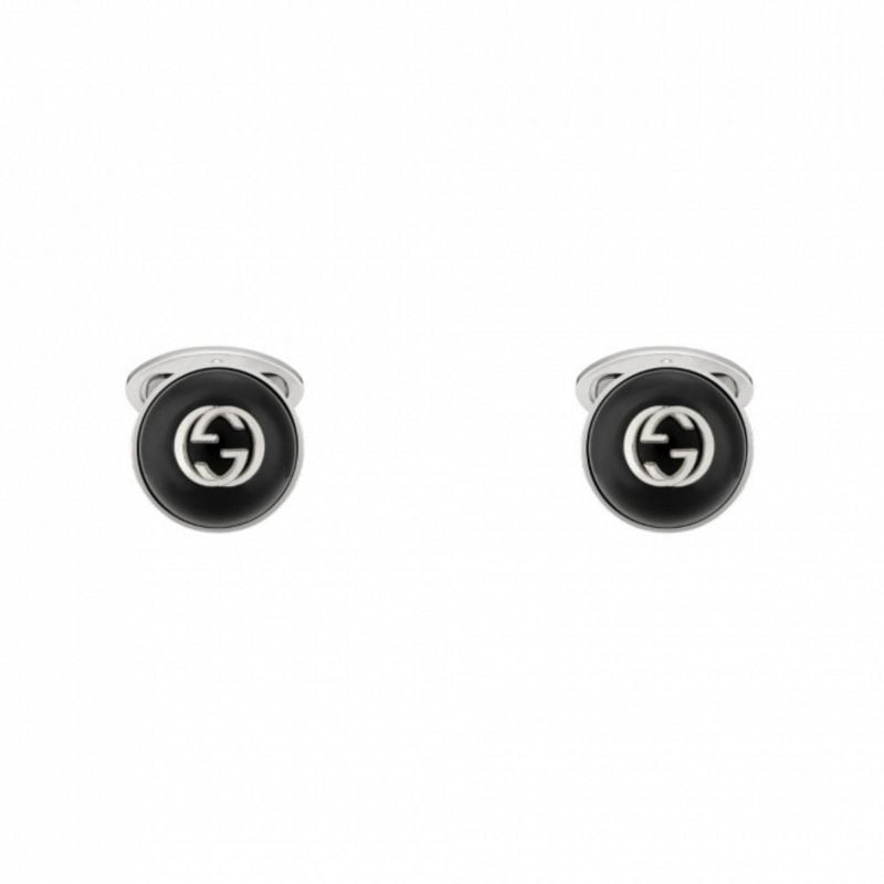 645589-J8480-8163-onix-gucci-cufflinks-gemelli-onice-sconto-discount-silver