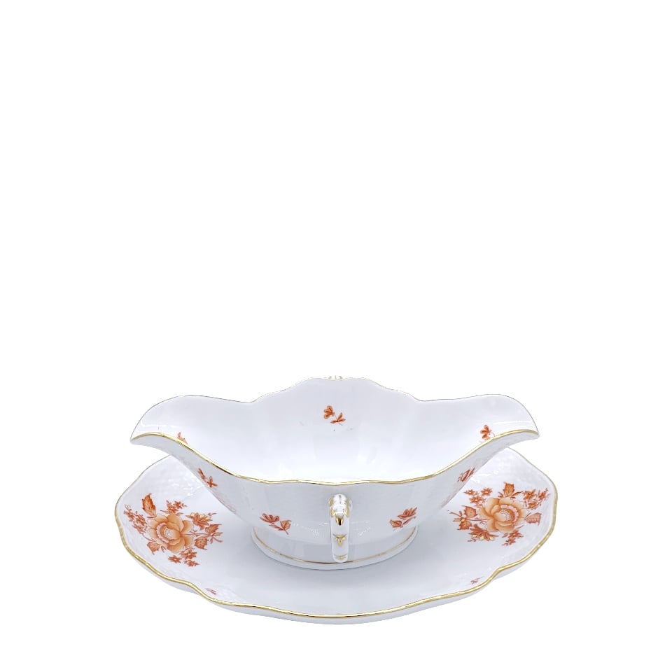 HEREND salsiera con piatto NBH222