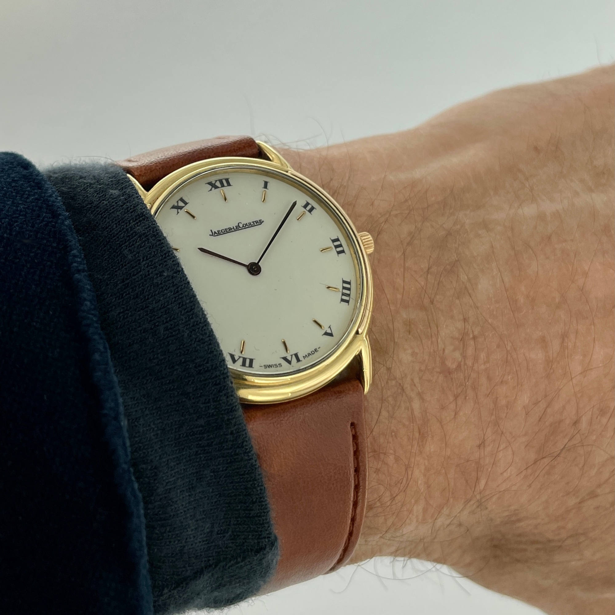 orologio jaeger le coultre oro giallo carica manuale modello odysseus 174.7.79 Vintage watch gold sconto discount