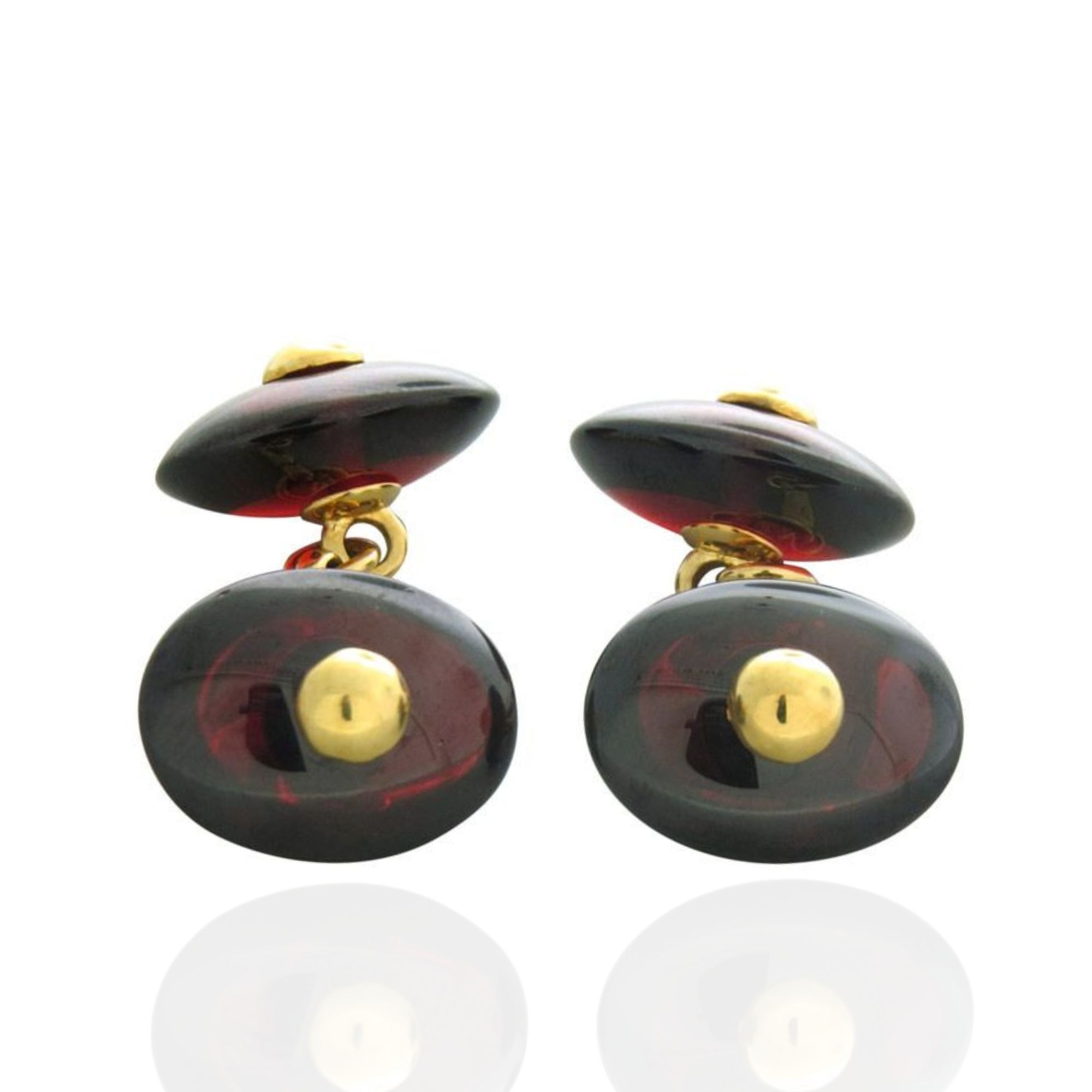 gemelli pomellato granati vintage cufflinks sconto discount