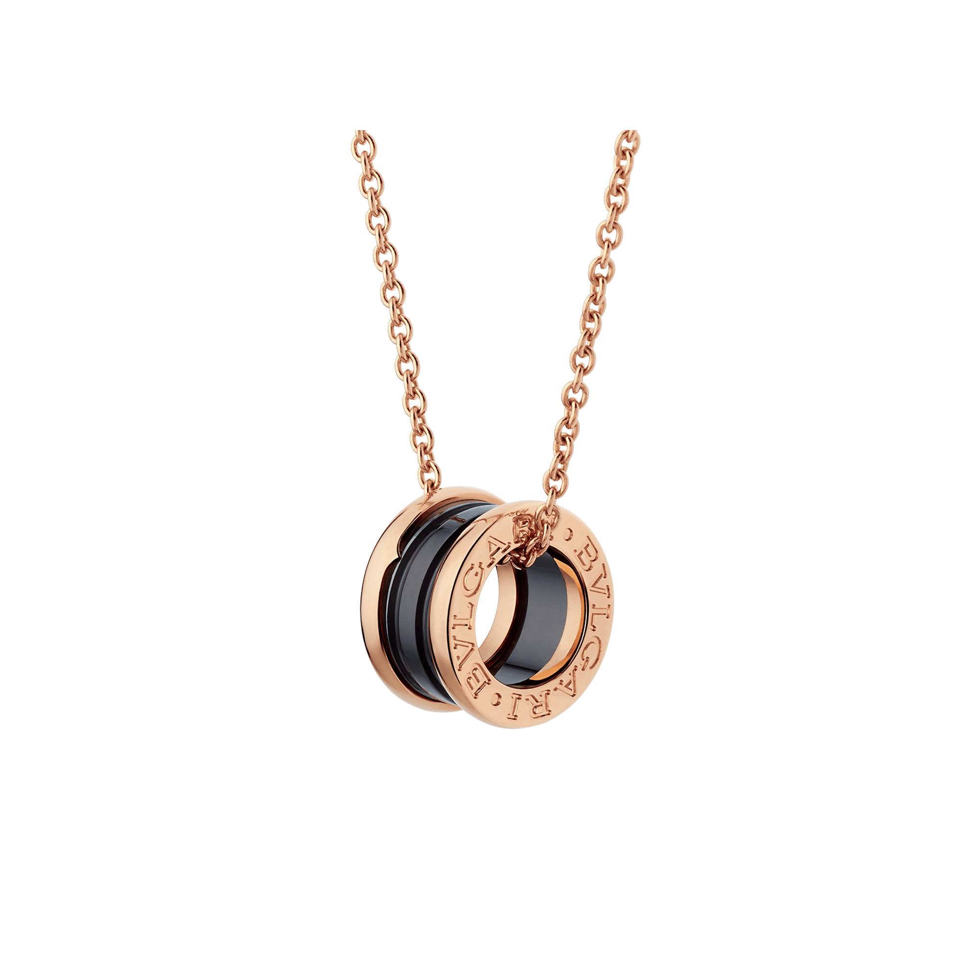 Bulgari B.ZERO1 COLLANA ceramica nera black ceramic sconto discount