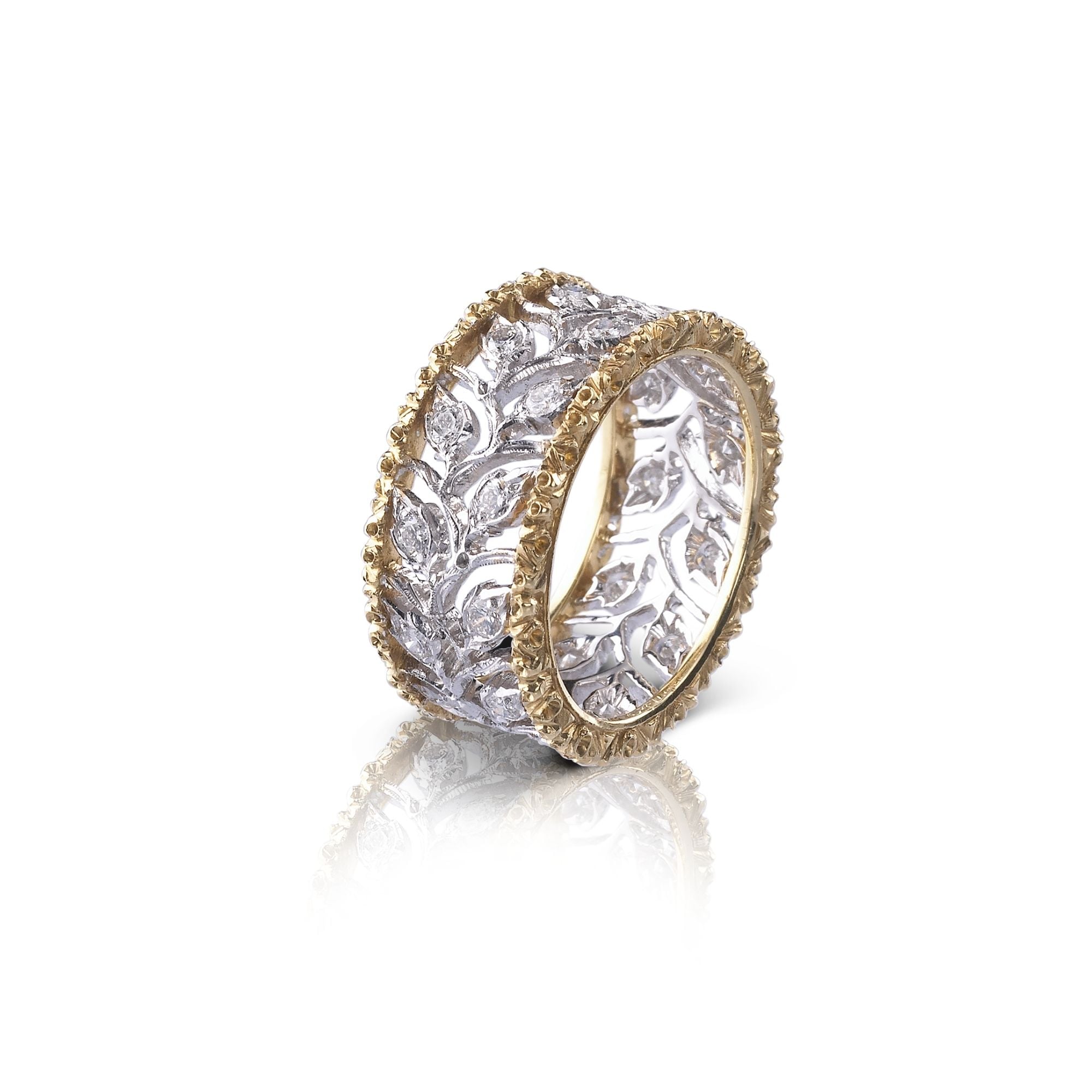 Anello Eternelle Buccellati ramage ring diamonds sconto discount