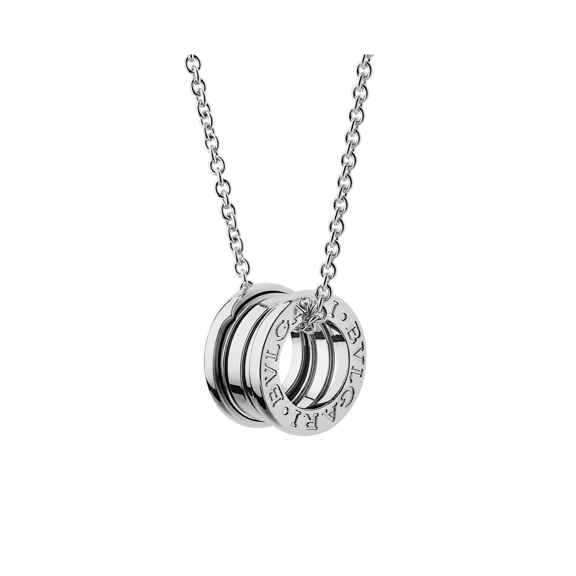 Bulgari B.ZERO1 COLLANA Bulgari B.ZERO1 NECKLACE sconto discount white gold