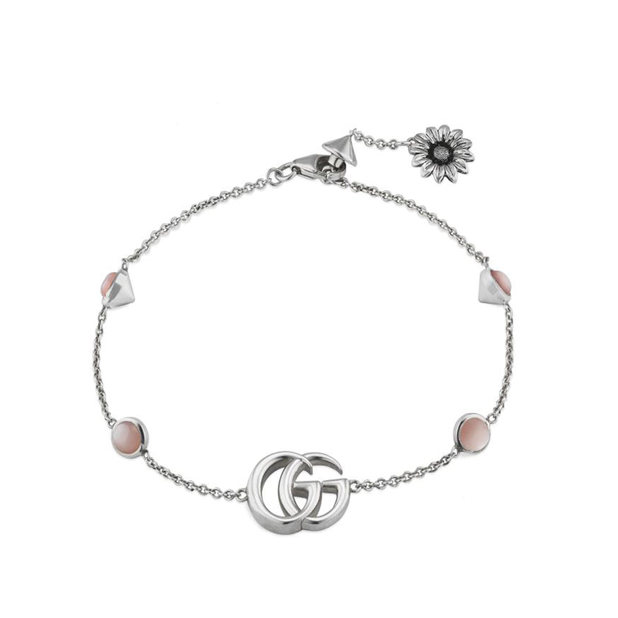 Gucci Bracciale Doppia G con fiore bracelet sconto discount