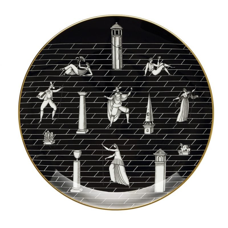 RICHARD GINORI PIATTO GIO PONTI PASSEGGIATA ARCHEOLOGICA