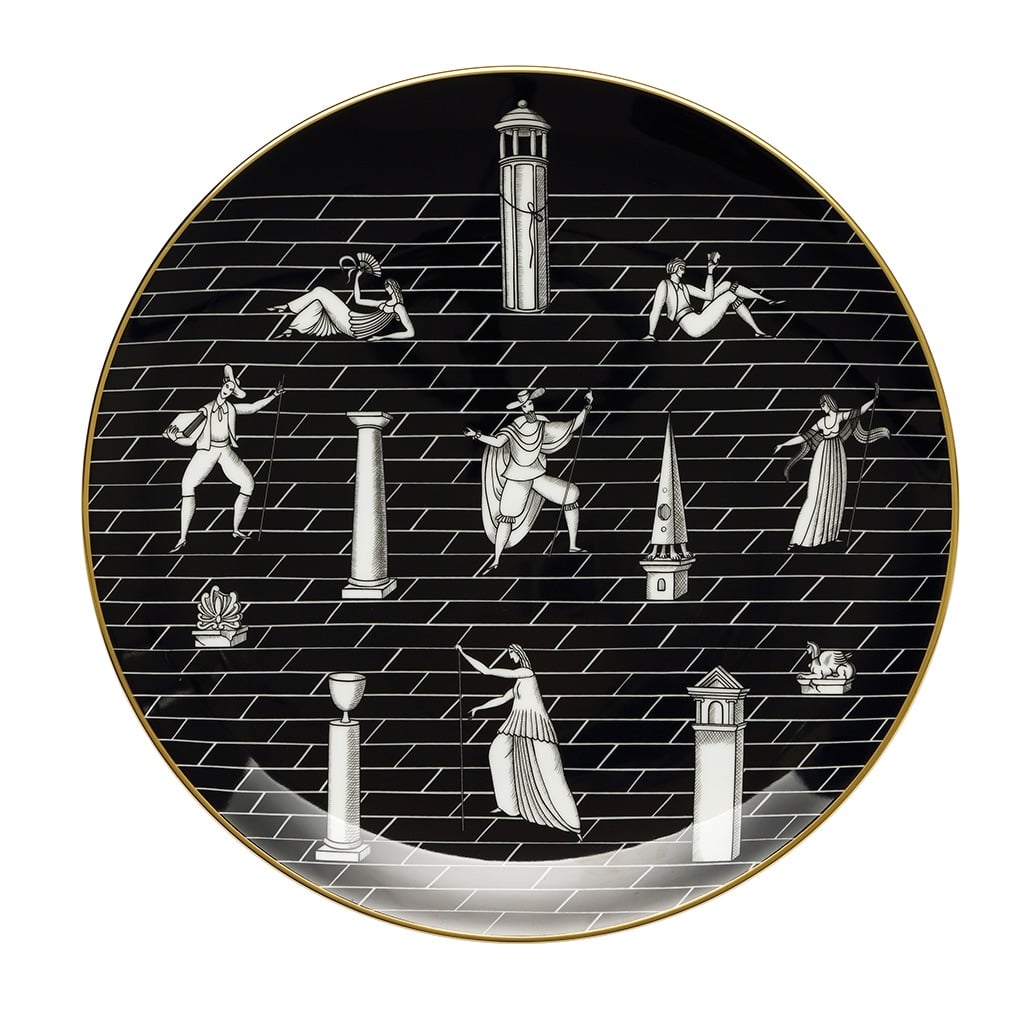 RICHARD GINORI PIATTO GIO PONTI PASSEGGIATA ARCHEOLOGICA