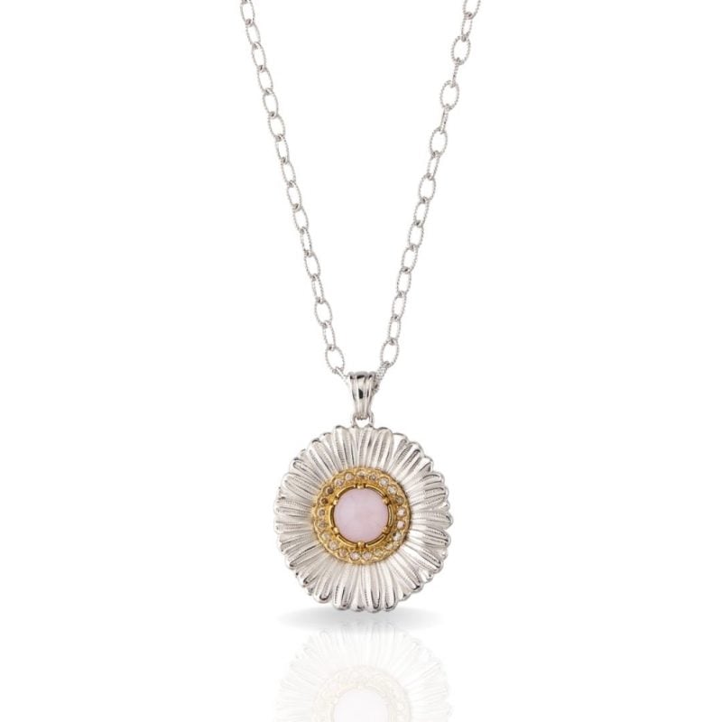 BUCCELLATI collana con ciondolo Daisy Blossom Color ciondolo