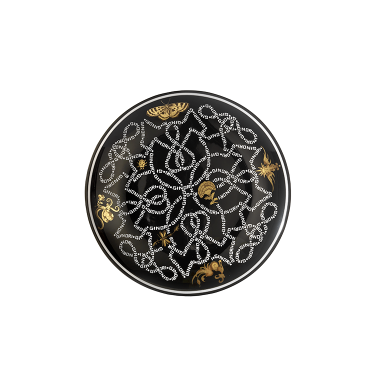 Richard Ginori PIATTO DESSERT ARCADIA set da 2 NERO plate sconto discount