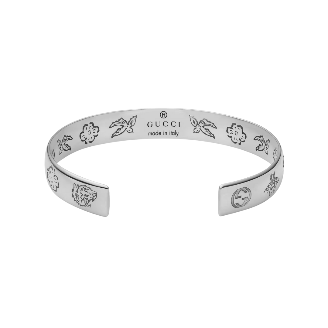 Bracciale "Blind For Love" in argento Gucci bracelet sconto discount