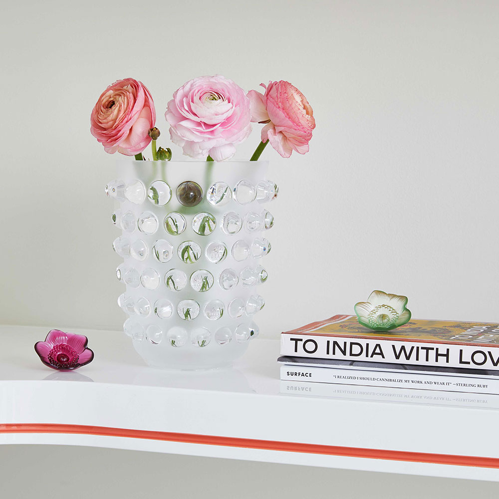 LALIQUE MOSSI VASE - Image 2