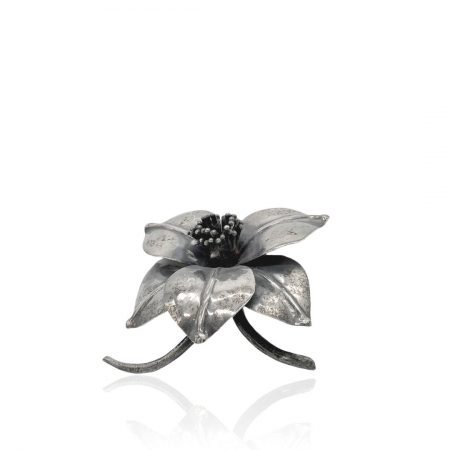 Fratelli Lisi candeliere bugia in argento 925 pianta Cineraria candelstick silver sconto discount