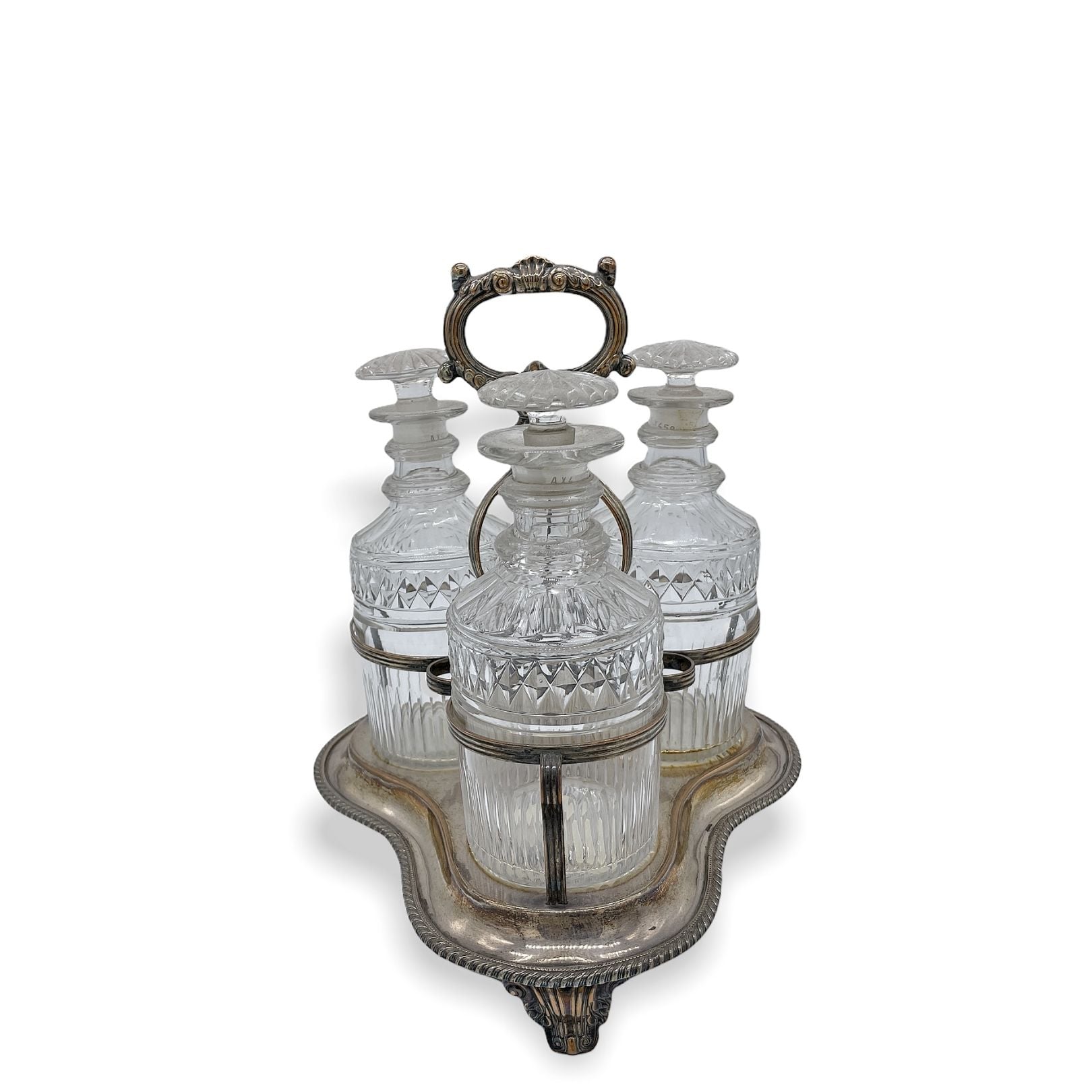 Compostiera in old sheffield plated Epoca 1850