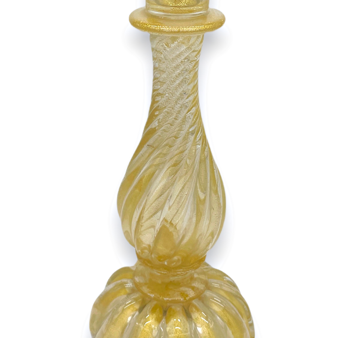 Candeliere in vetro di Murano Archimede Seguso