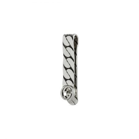 678646 J8400 0728 portasoldi gucci moneclip argento sconto discount interlocking pr