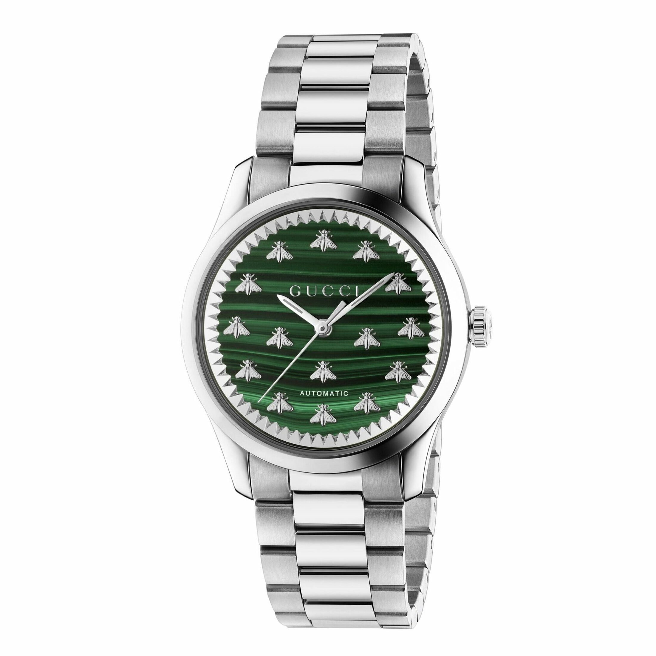 OROLOGIO G-TIMELESS AUTOMATICO 38 MM QUADRANTE MALACHITE VERDE