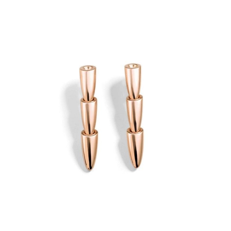 VHERNIER Orecchini Calla Oro Rosa earrings rose gold sconto discount