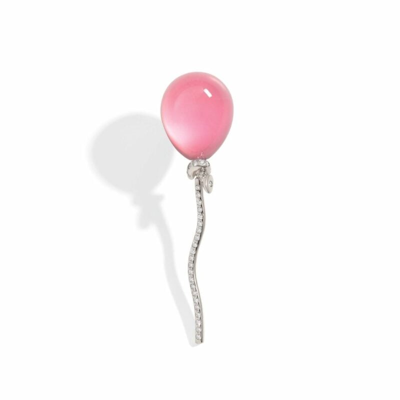 VHERNIER MonoOrecchino Palloncino Cristallo Rodonite earring vhernier sconto discount