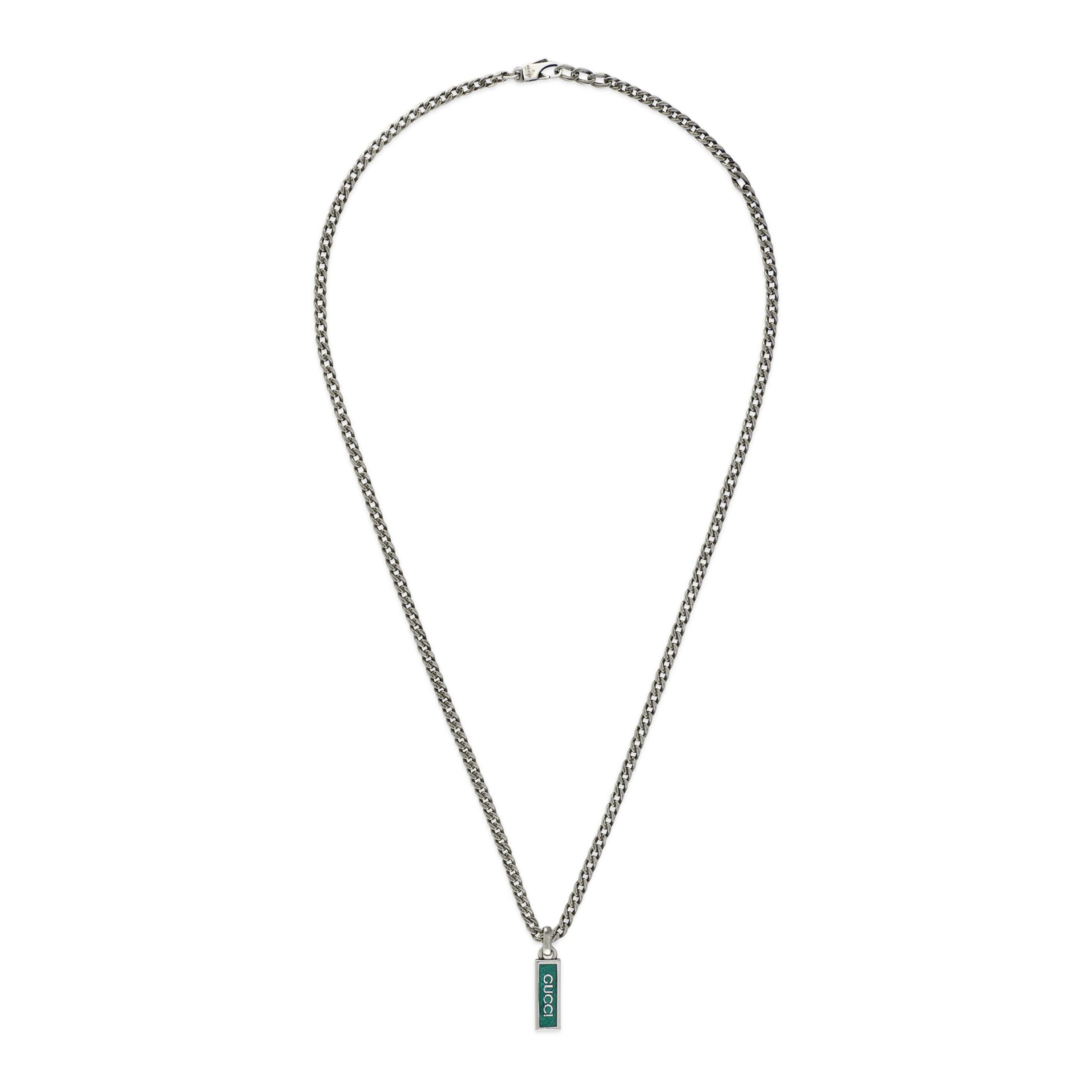 Collana Gucci con pendente in smalto