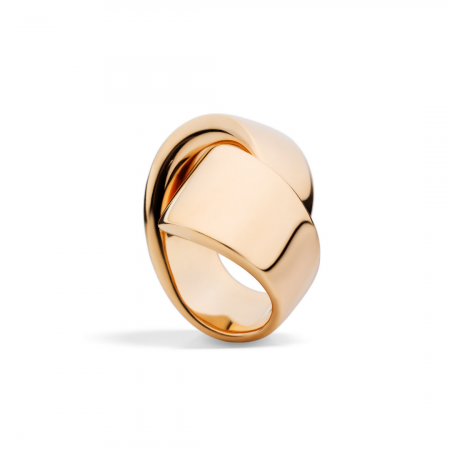 VHERNIER ANELLO ORO ROSA ABBRACCIO EMBRACE ROSE GOLD RING sconto discount