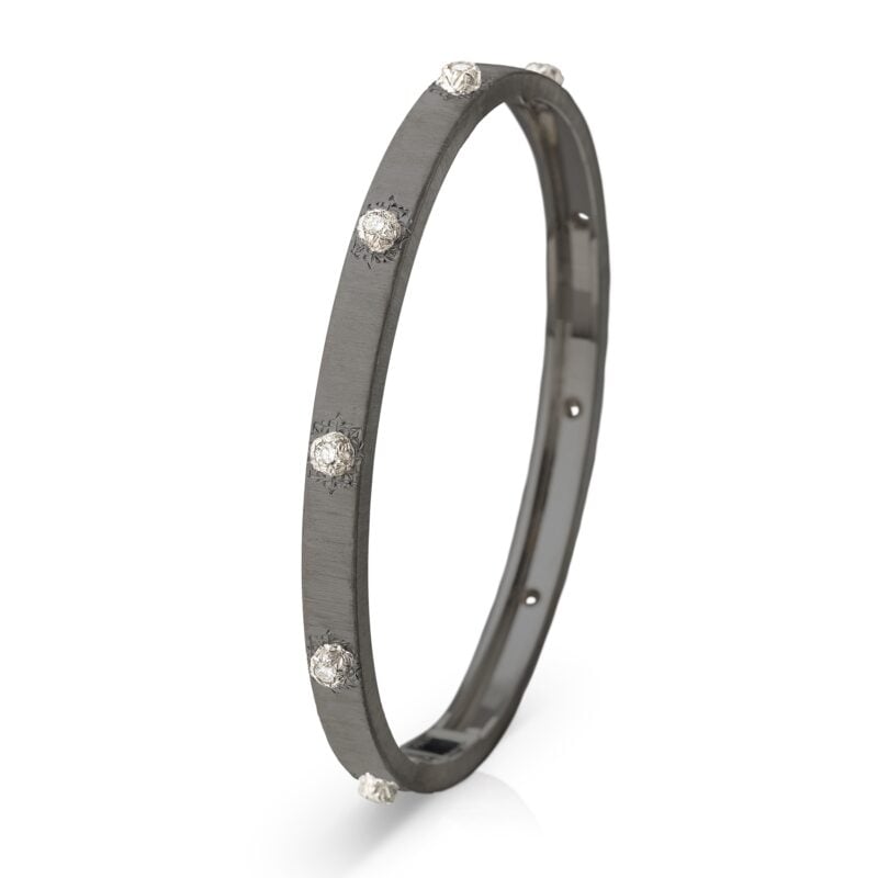 Bracciale Bangle Macri Classica Buccellati bracelet black gold sconto discount