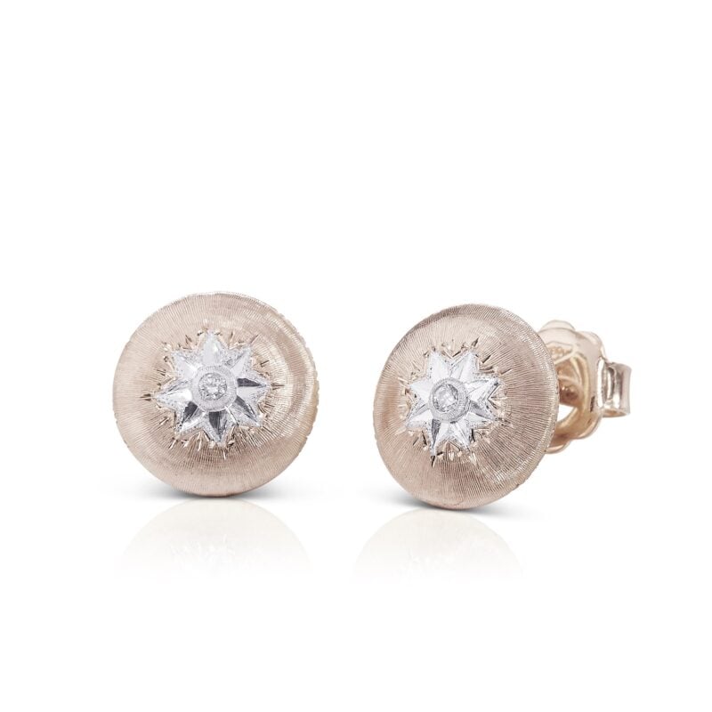 Orecchini a Bottone Macri Classica Buccellati Button Earrings sconto discount