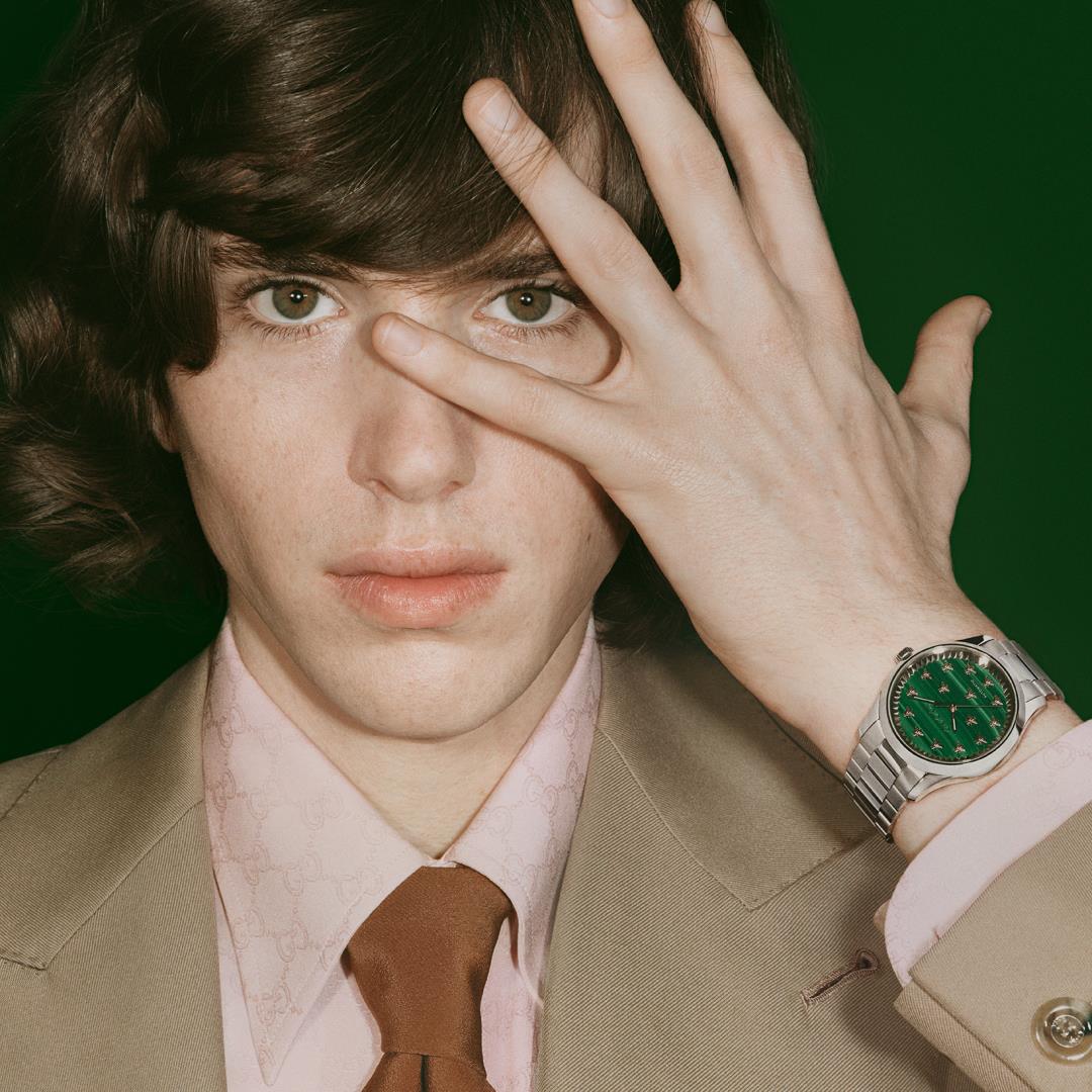 OROLOGIO G-TIMELESS AUTOMATICO 38 MM QUADRANTE MALACHITE VERDE - immagine 4