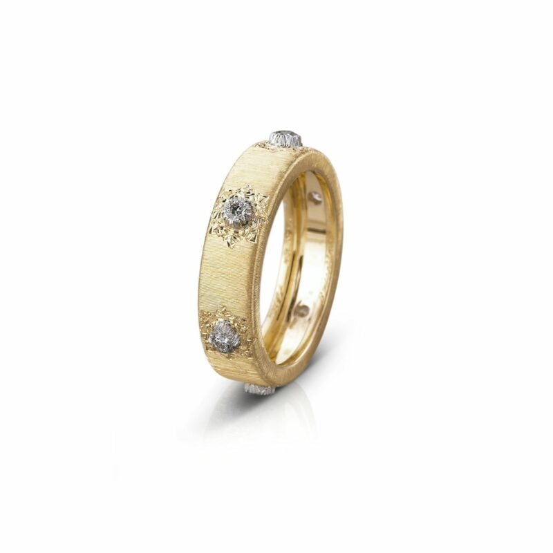 Anello BUCCELLATI Eternelle Macri stretto JAUETE009580 sconto discount ring