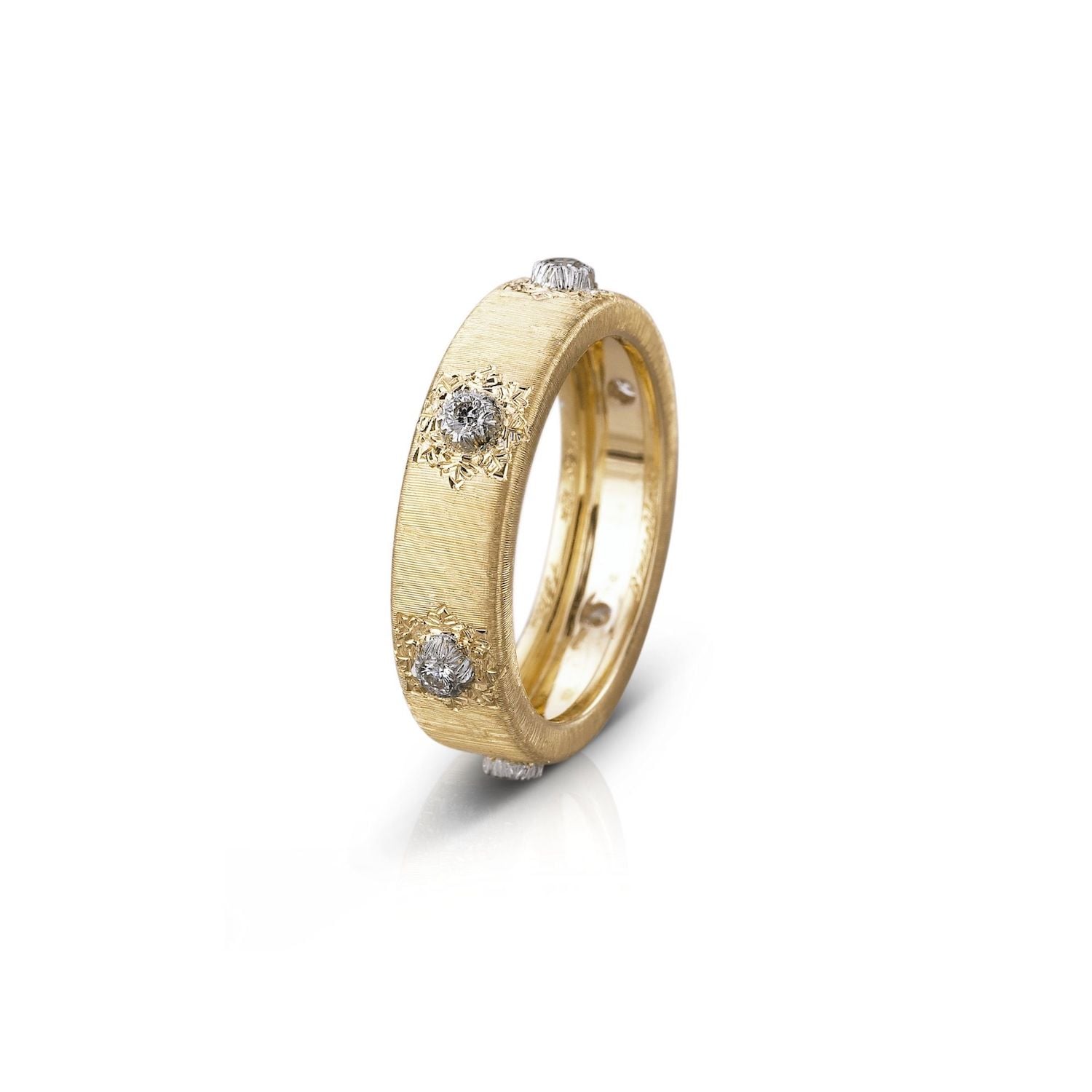 Anello BUCCELLATI Eternelle Macri stretto JAUETE009580 sconto discount ring
