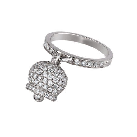 anello campanella chantecler diamanti diamond bell ring sconto discount