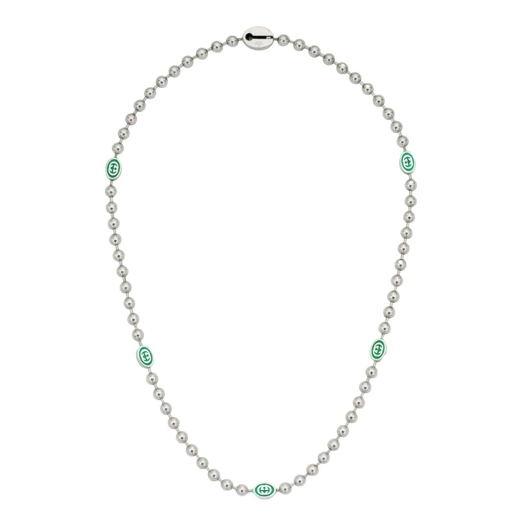 Collana Gucci Interlocking G con catena boule - immagine 4