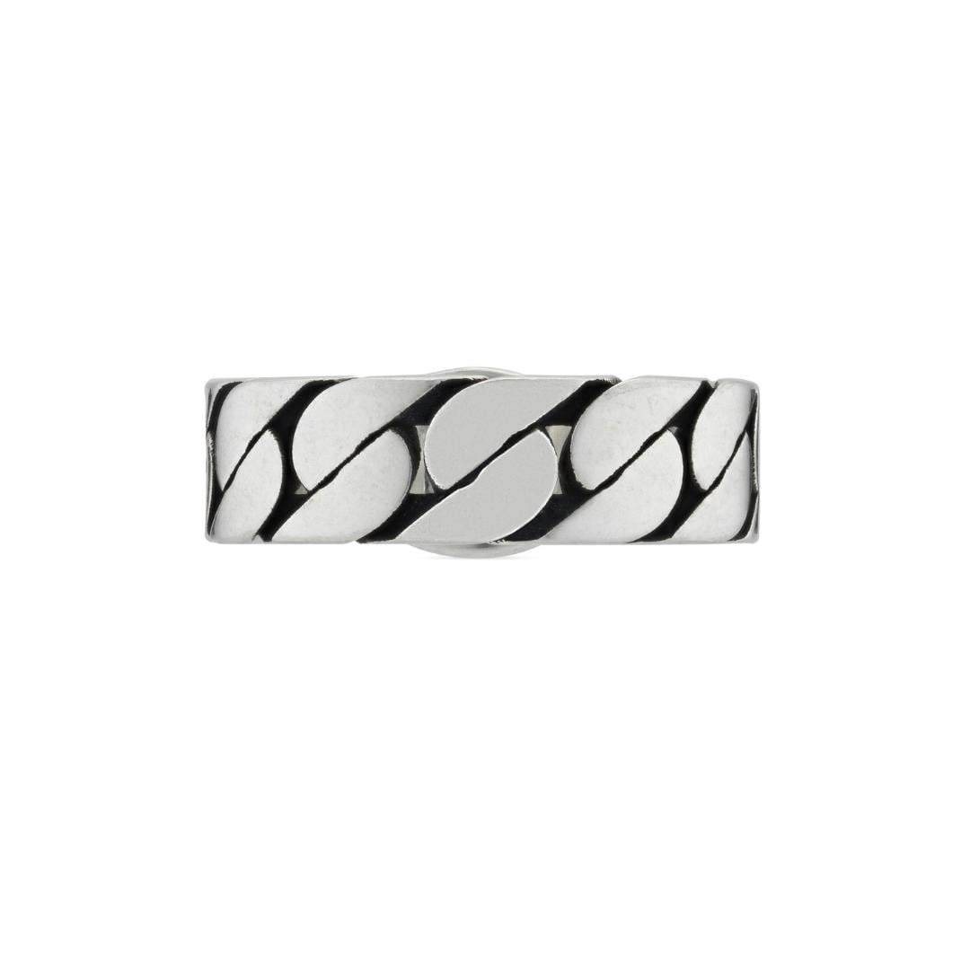GUCCI Anello Interlocking G smalto - immagine 5