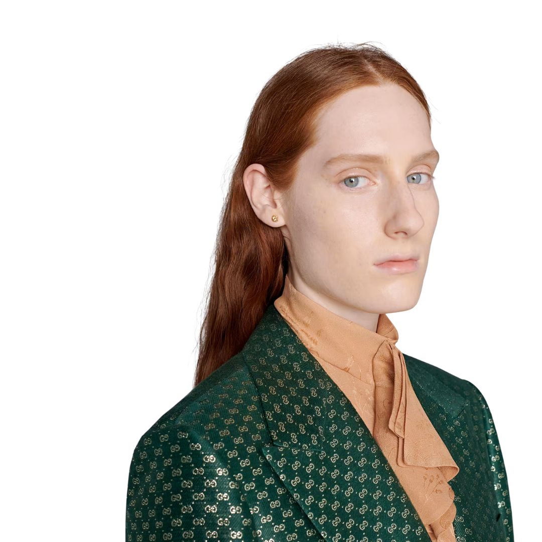 Gucci GG earrings with beryls - Image 2