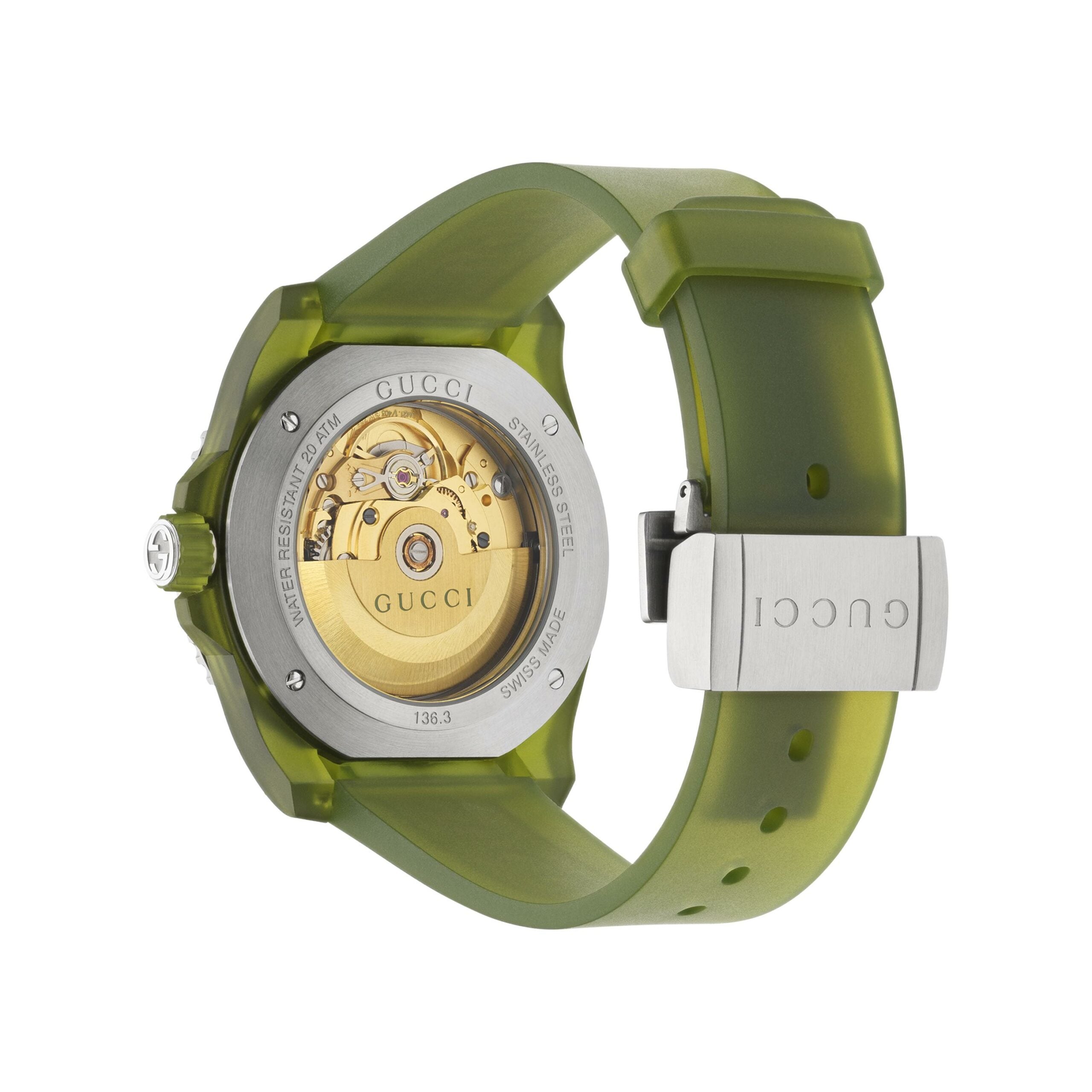 Orologio Gucci Dive 40mm quadrante trasparente - immagine 3