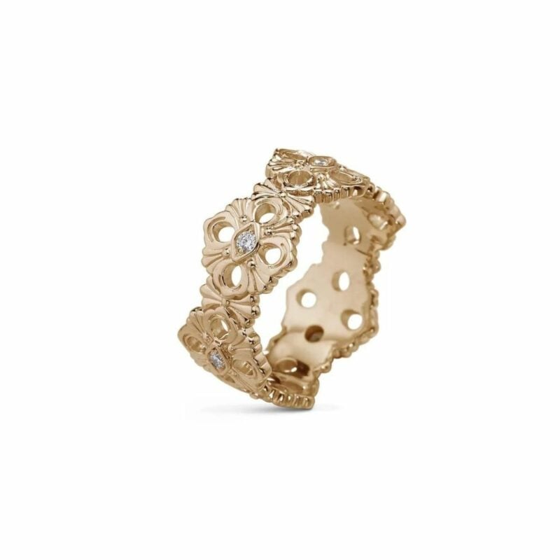Buccellati nello eternelle opera buccellati oro giallo diamanti anello ring diamonds sconto discount