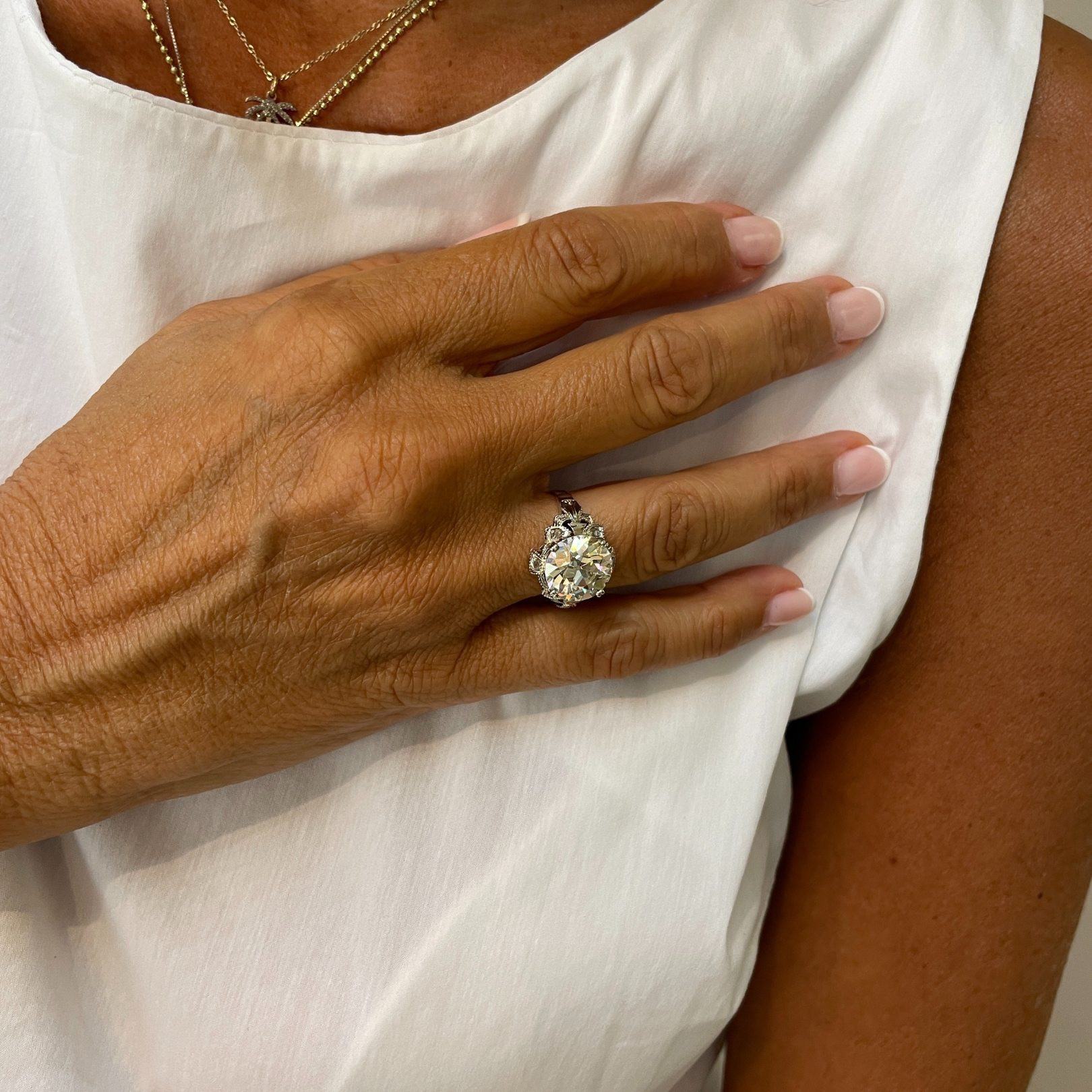 Vintage diamond ring - Image 2