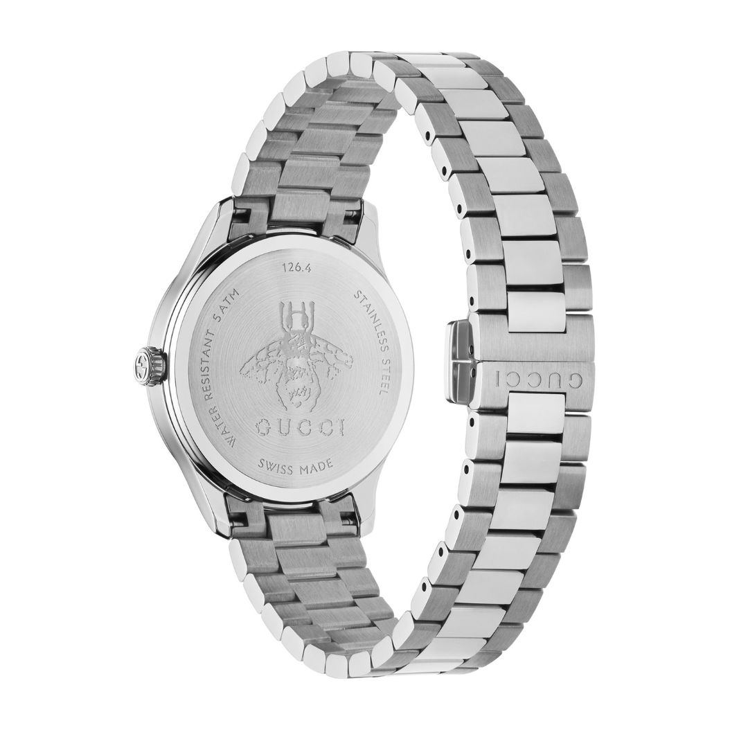 Orologio Gucci G-Timeless Multibee 32 mm quadrante in oro giallo con finitura soleil e api - immagine 2