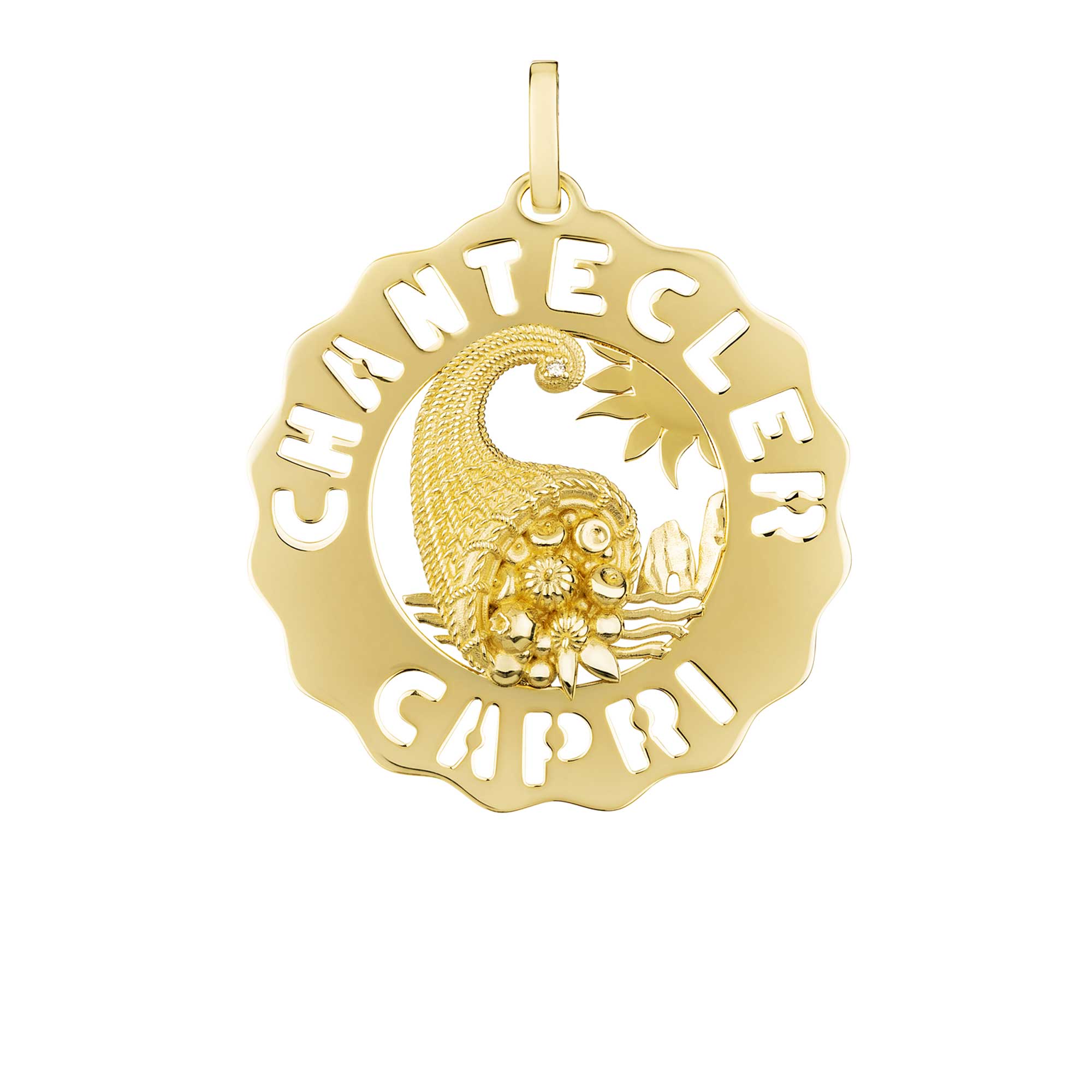 Ciondolo Logo Chantecler Oro KT 18