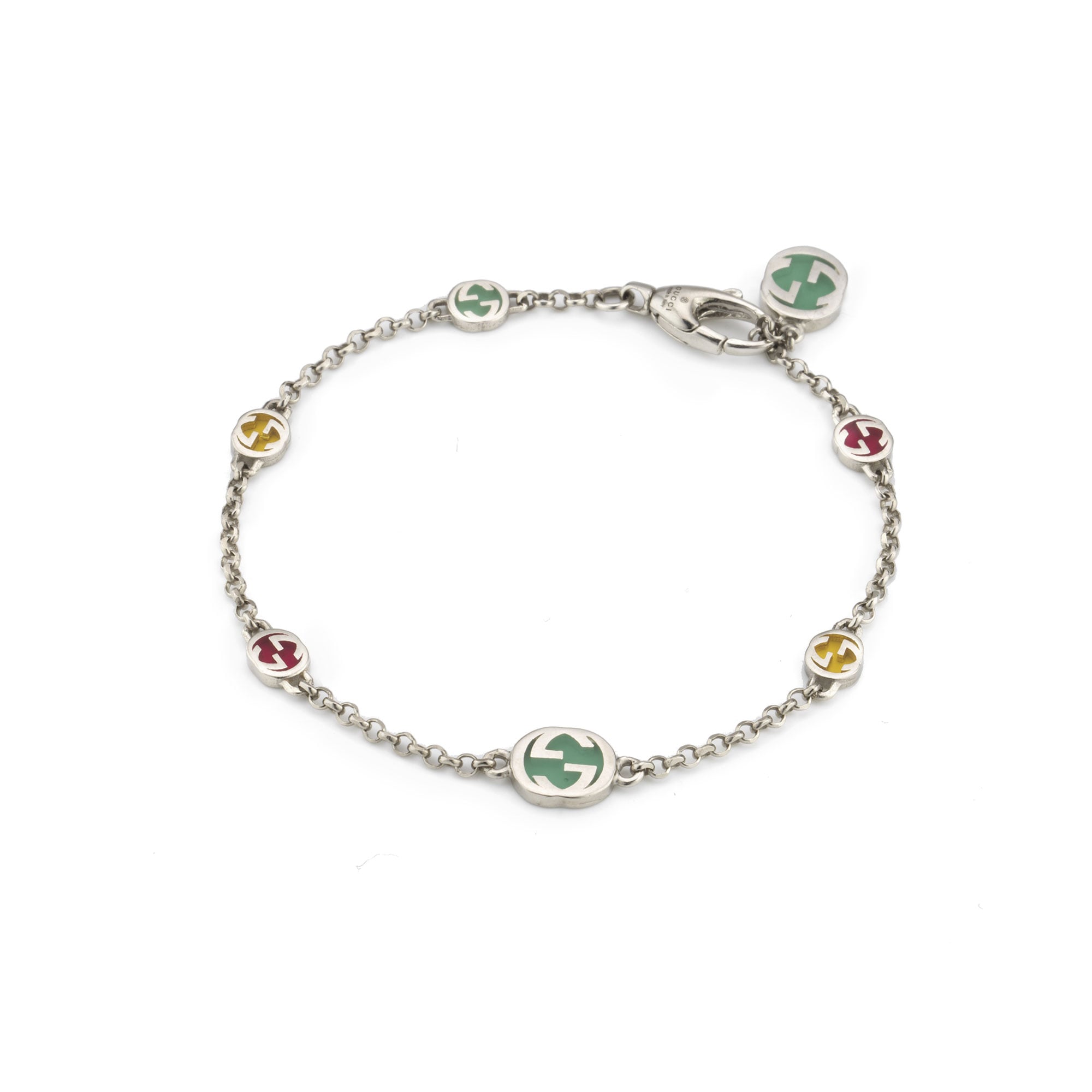 Bracciale Argento Multicharms Smalto