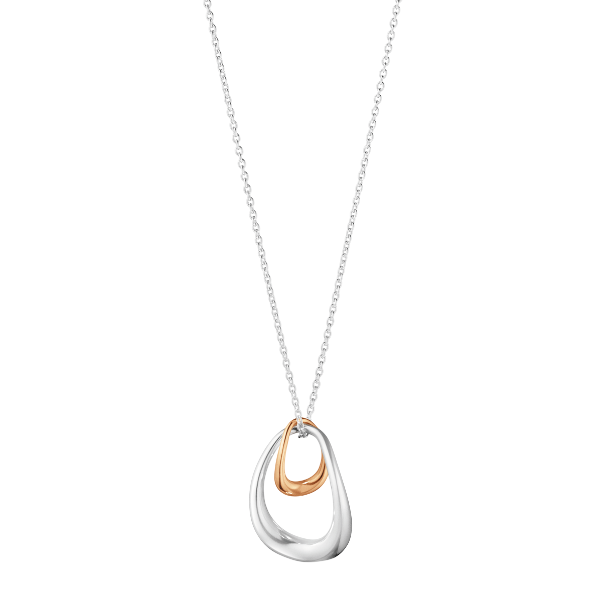 Collana Offspring Con Cerchio in Oro Rosa