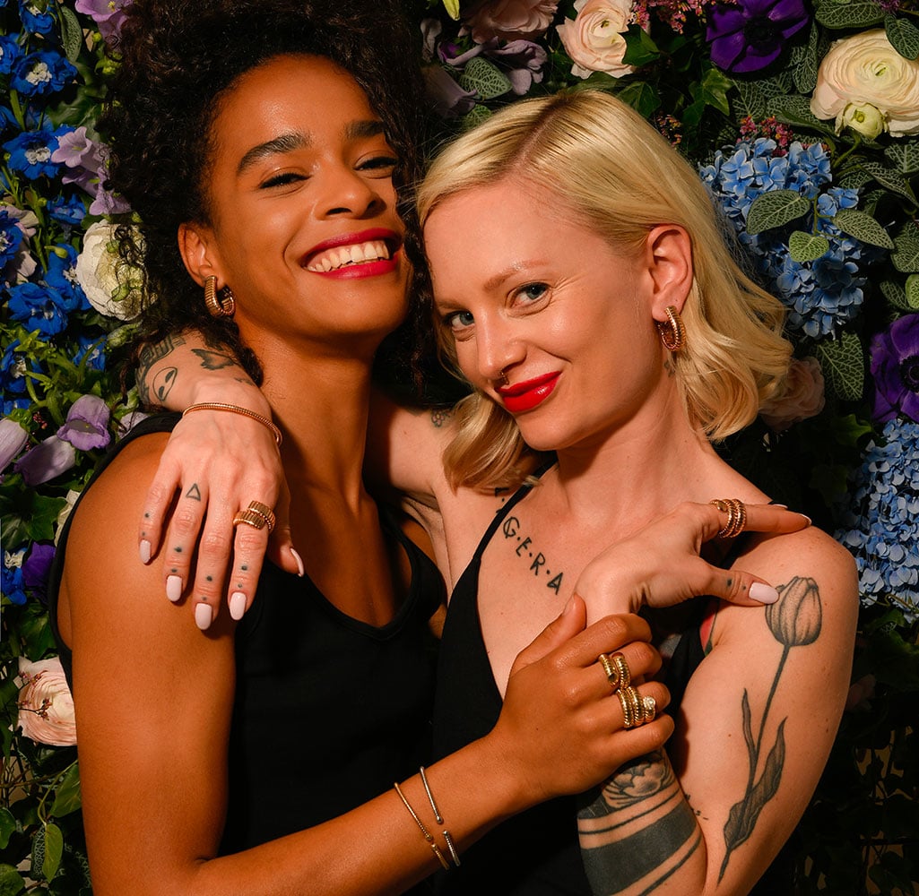 Tubogas Earrings Rose Gold - Image 2