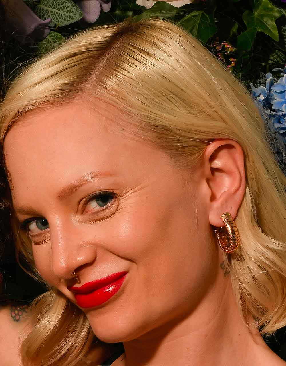 Tubogas Earrings Rose Gold - Image 3