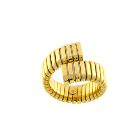 Anello Tubogas Piatto Oro Giallo