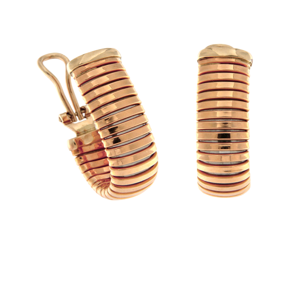 Tubogas Earrings Rose Gold