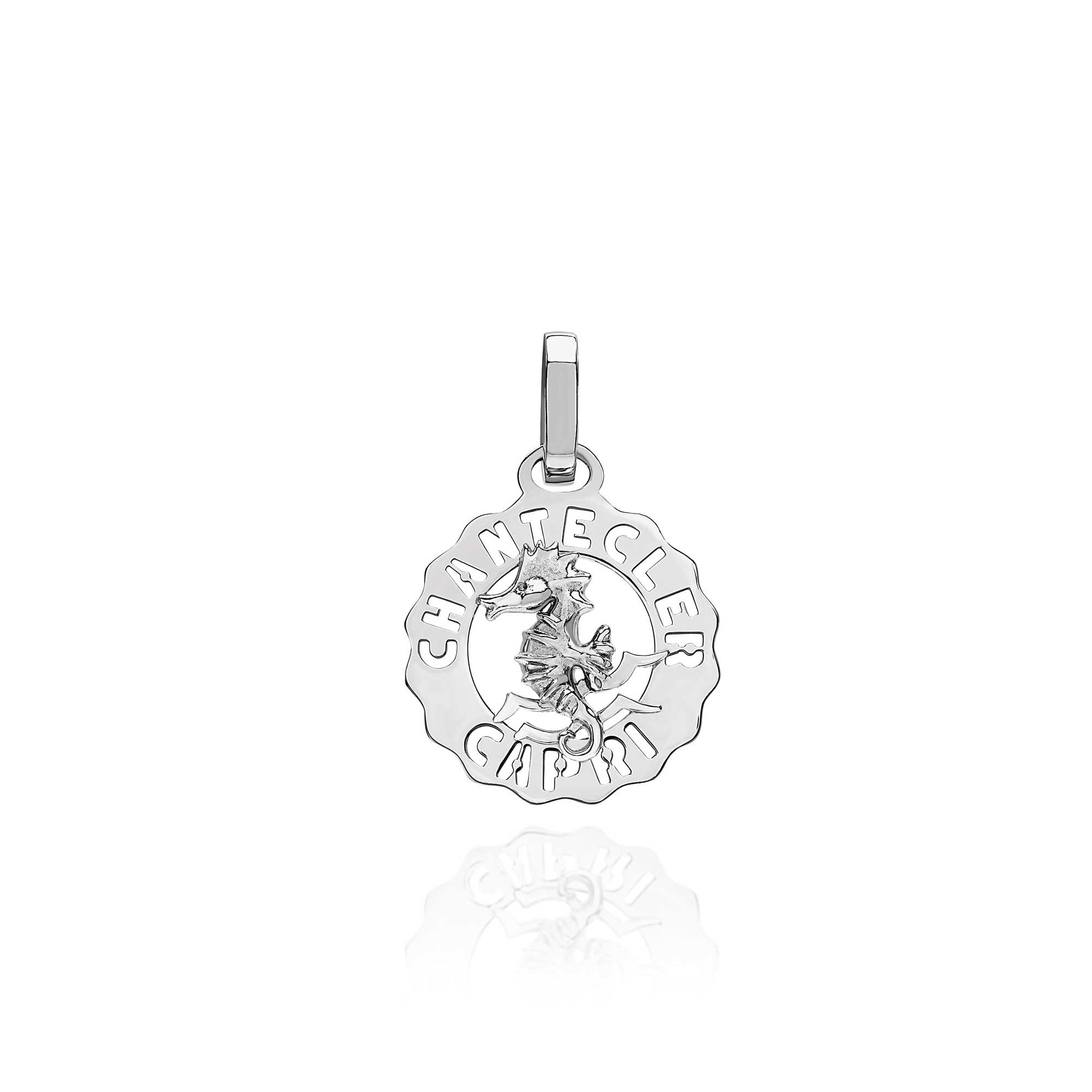 Ciondolo Logo Cavalluccio mini in argento