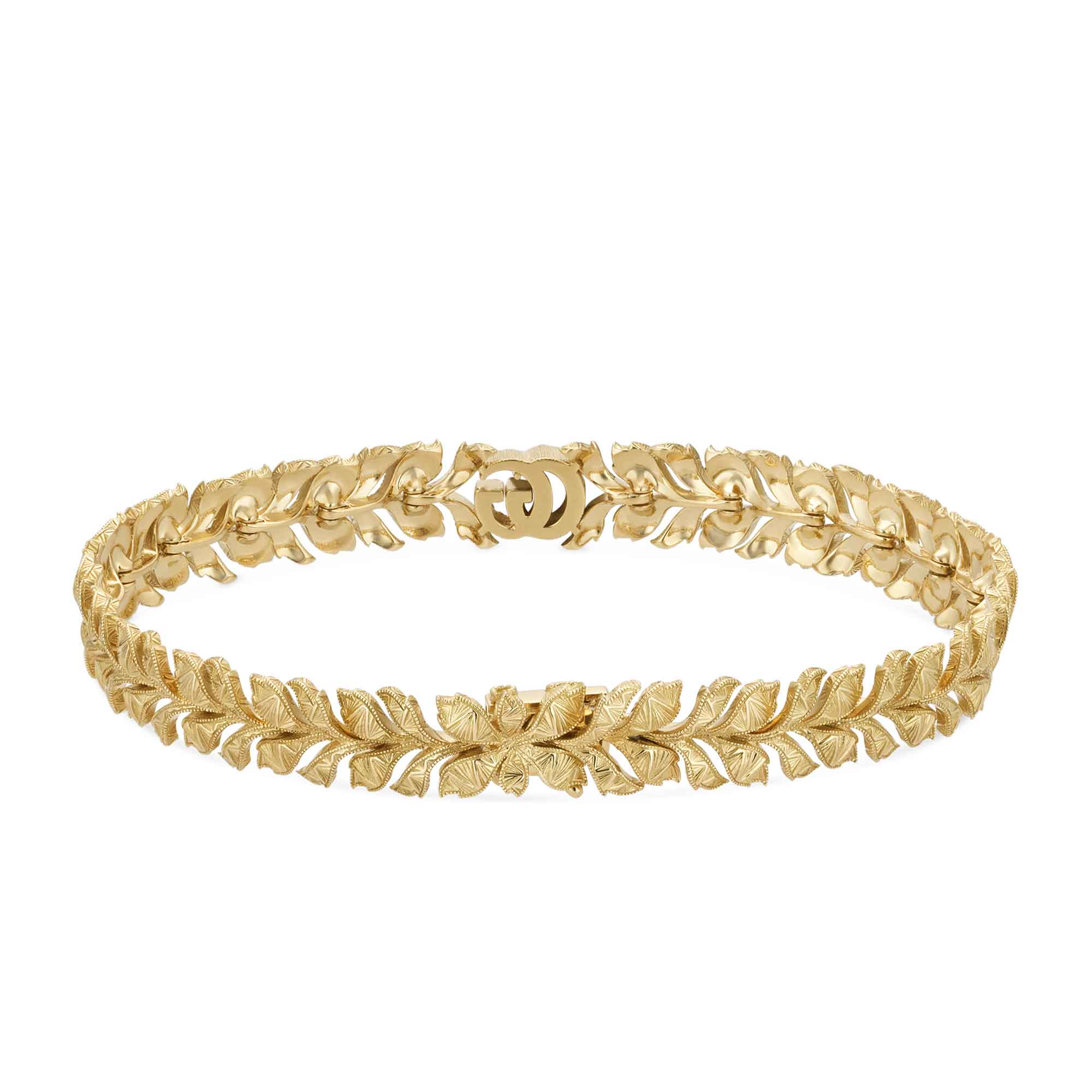 BRACCIALE FLORA 18 CARATI CON DOPPIA G - immagine 2