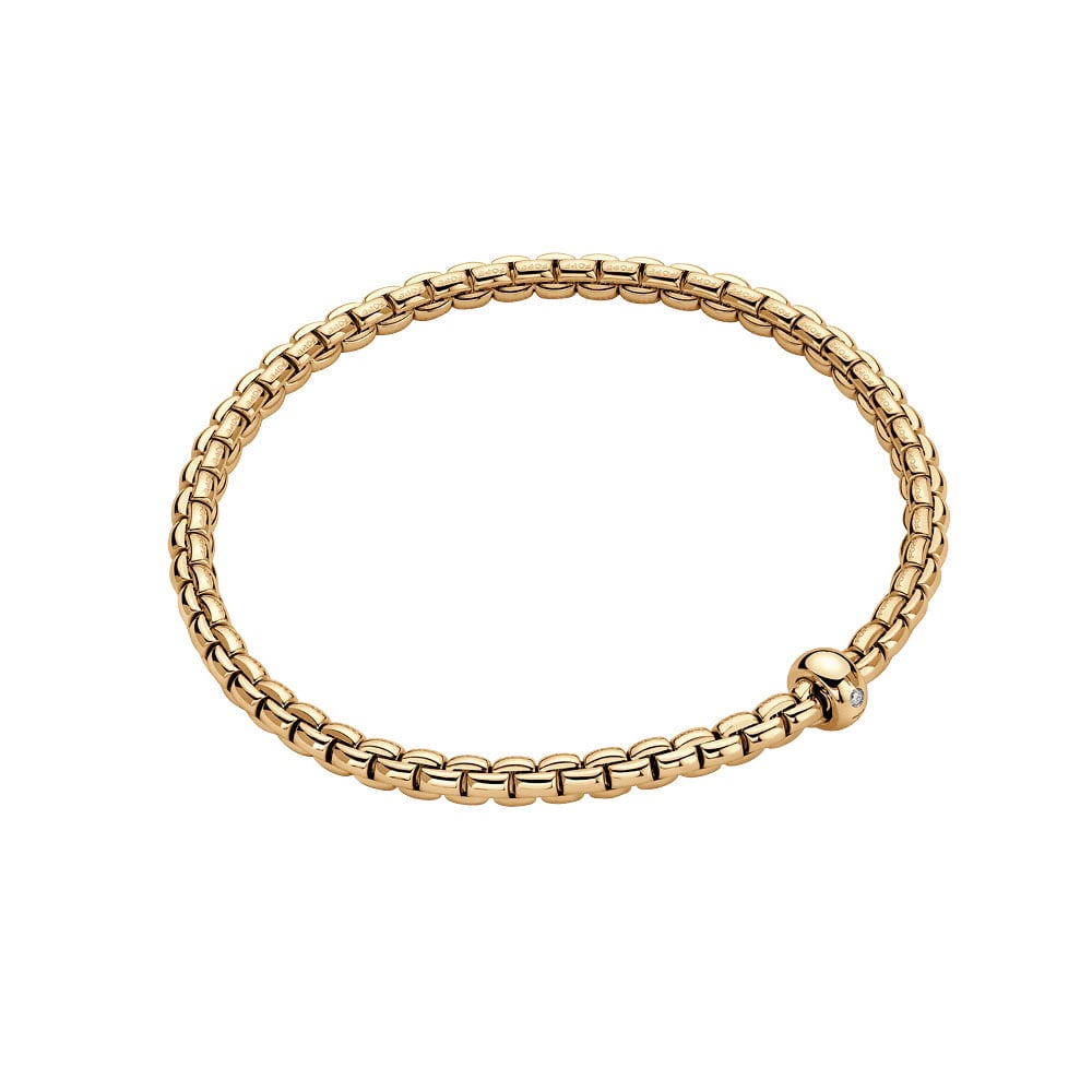 Bracciale Eka Flex'it oro giallo con brillante